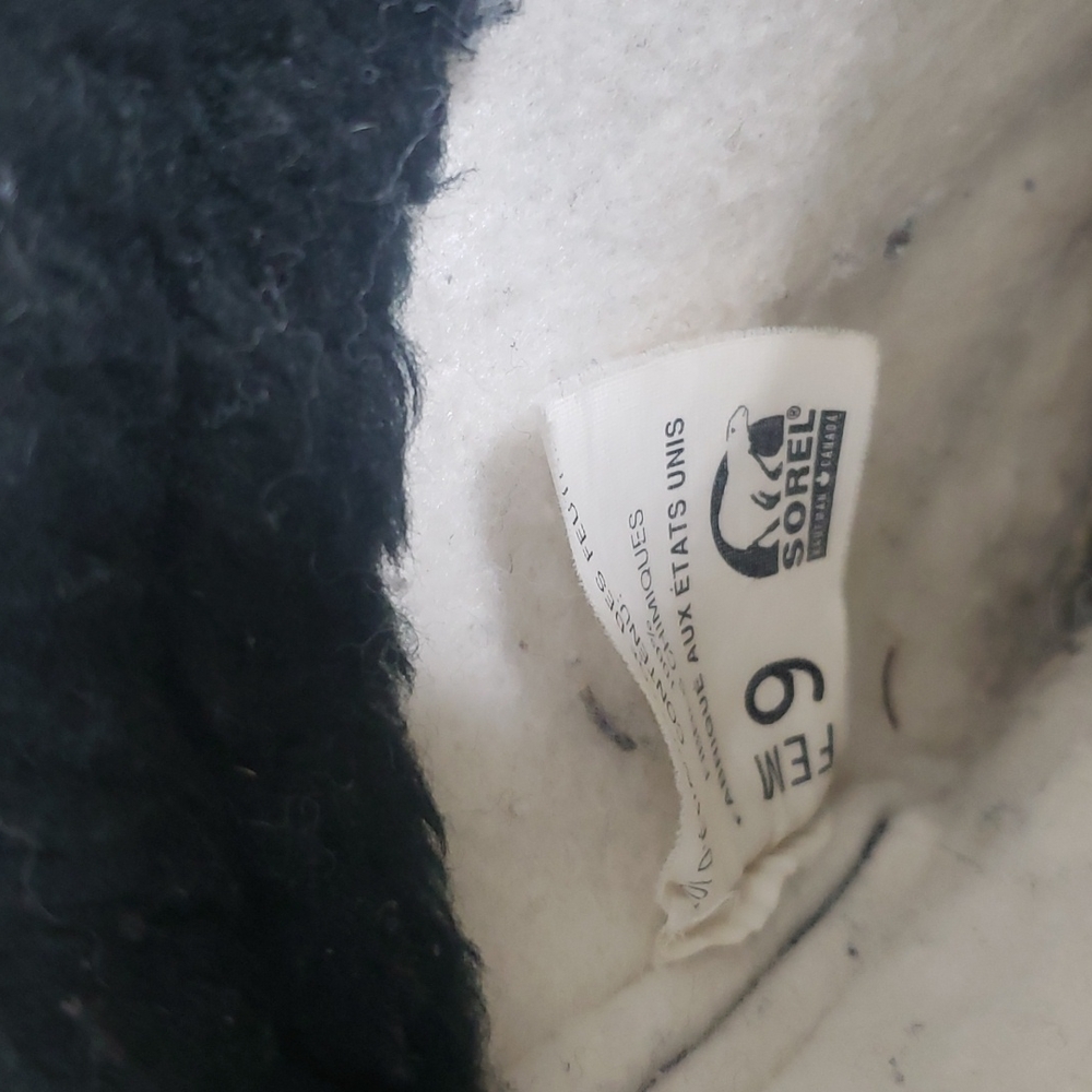 Sorel Kaufman Canada Black Rubber Nylon Boots - Picture 9 of 9